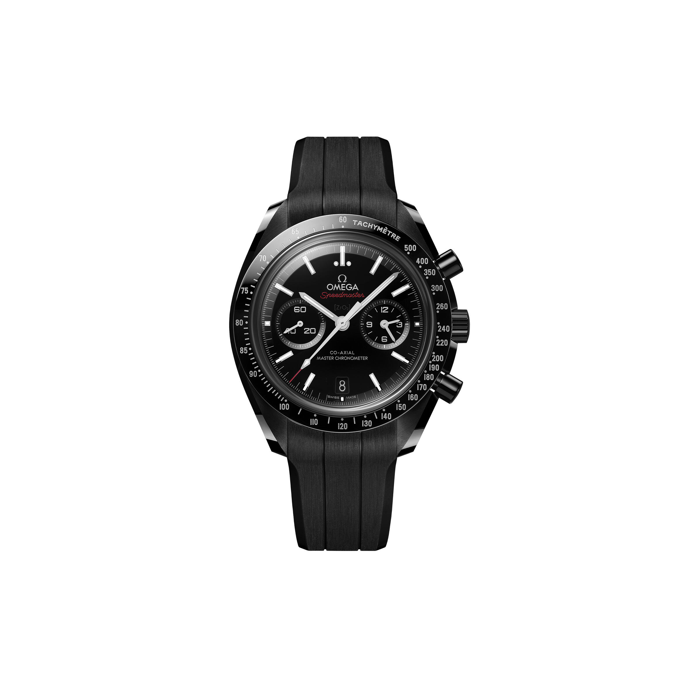 OMEGA SPEEDMASTERDARK SIDE OF THE MOON 44.25 MM, BLACK CERAMIC ON RUBBER STRAP 310.92.44.51.01.004